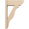 Ekena Millwork 8-in W x 22-in D x 34-in H Funston Slat Rough Cedar Woodgrain TimberThane Outlooker, Primed Tan OUTUR080X22X34FST24RCPR - alternate 2